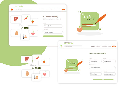 New Design masukpasar.id design flat icon ui web