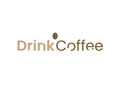 Drink Coffee Logo flat icon illustration logo