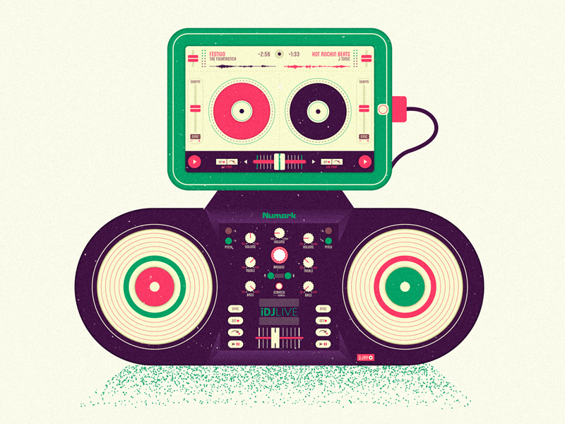 DJ Set #1 by Paula Rusu on Dribbble