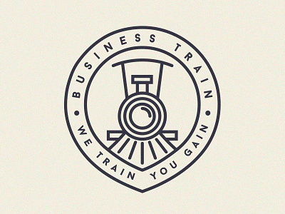 Business Train Logo branding business icon logo mark train