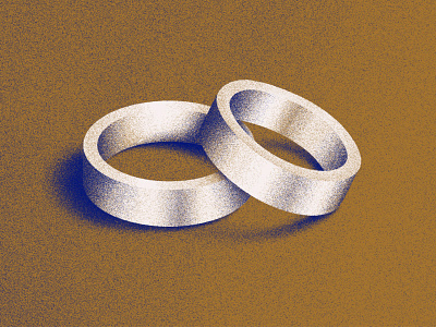 Rings geometry illustration minimal noise rings simple