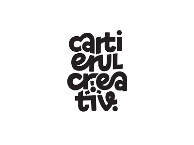 CC creative lettering logo mark
