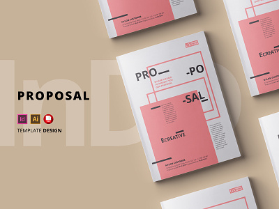 Proposal Template booklet brochure clean folder new proposal sharp smart template