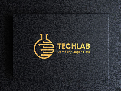 Techlab logo brand identity branding graphic design icon logo logo creation logo designer logo mark minimal print research logo tach lab tech ui