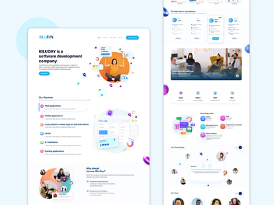 landing page about us app design design illustration messages ui ux vector web