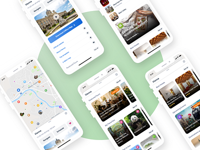 Sygic Travel App: Destination Guide app clean collection design detail event app hotel app illustration ios map mobile app place tours travel trip ui ux