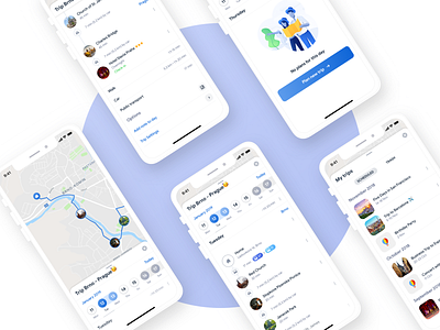 Sygic Travel App: Trip Itinerary app calendar app clean collection design detail empty state hotel app illustration ios itinerary mobile app place travel trip ui ux