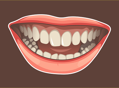 Mouth Vectors animation design flat illustration vector