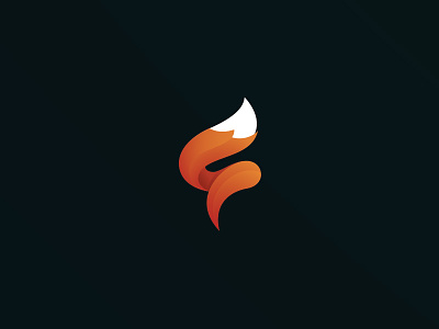 Spin Fox design f fox logo s spin swirl tail