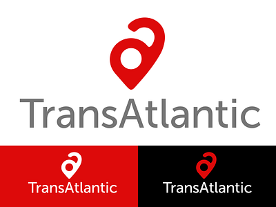 TransAtlantic branding design icon logo