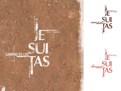 Camino de los jesuitas Branding branding collage logo photoshop sketch typography