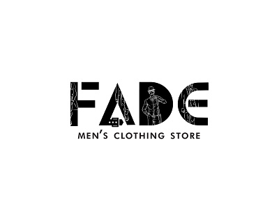FADE logo branding fade graphics design illustrator logo logo design men menswear