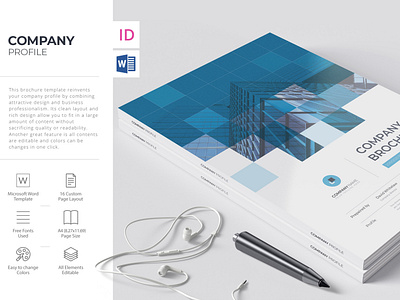 Corporate Brochure, Word Template