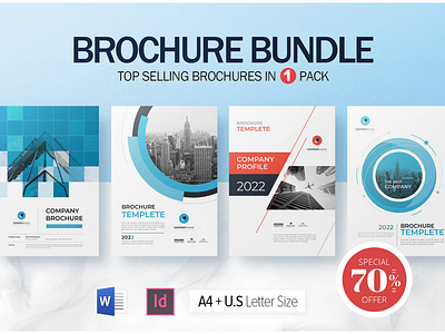 Brochure Bundle | InDesign, DOCX, Canva