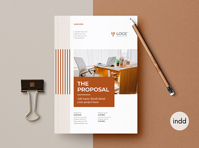 The Proposal | 24 Pages graphic design portfolio