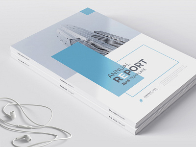 Annual Report Template annual report brochure design brochure layout brochure template indesign template infographic layout minimalist report design word template