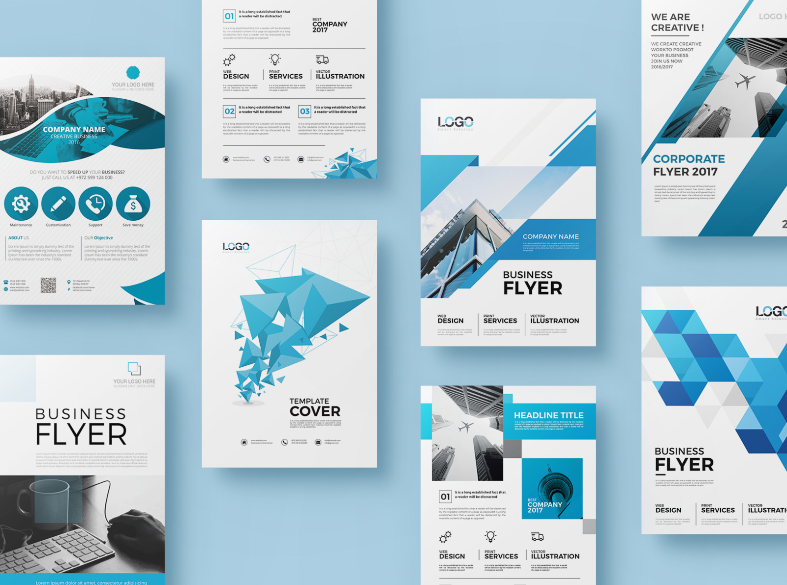 20 Corporate Flyer Double Sided By Brochuresfactory On Dribbble 20 Corporate Flyer Double Sided By