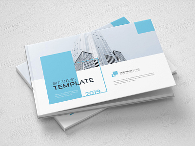 A5 Report Template a5 a5 brochure annual report blue brochure design brochure template report cover report design word template