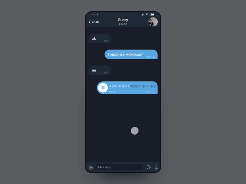 Application Telegram chat redesign after effect aftereffects animated gif animation app app ui application chat chat app color design designs message redesign telegram ui ux uxdesign
