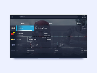 Viggo - redesign app smart TV