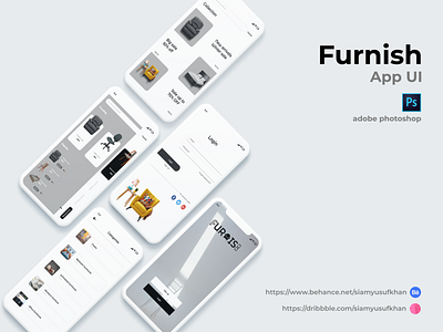 Furniture mobile app design