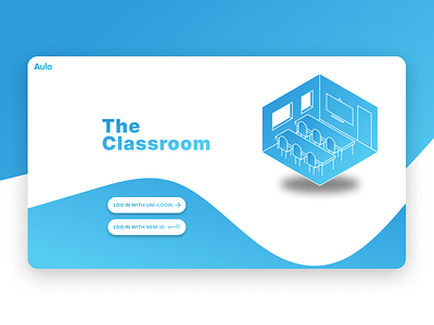 Digital classroom - landing page branding design student work ux uxdesign