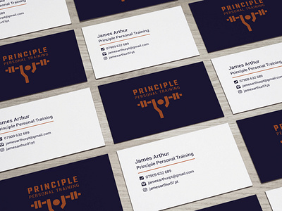 Principle Personal Training - Logo Design branding business card businesscard graphic design graphicdesign logo logo design logodesign