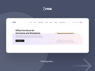 JYSK Store - Web Design artwork desktop gradient interface landing layout product design store ui design ui kit ui ux uiux ux design web web design web store website