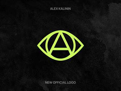 My New Logo - Alex Kalinin branding branding design brutalism graphic design illustration logo logo design mockup ui design ui ux