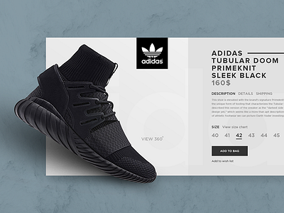 Adidas ui ui design ux ux design