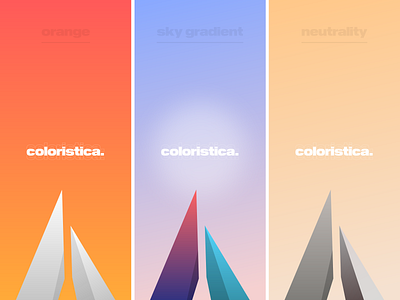 coloristica. artwork branding colors colors palette creative design creativity design drawer drawings gradient design gradients illustration minimalism illustration minimalismus typography vector