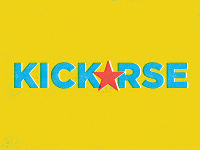 Can I kick it? arse kick star texture type yellow