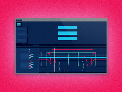 AE Curves after effects animation curves hamburger illustration