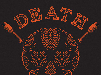 Final Death to DDoS! code css dayofthedead ethernet illustration sugar skull texture