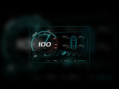 Design Idea for IVI car cluster design icon interface ui uiux ux