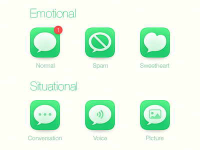 Smart Icon - Message icon mobile