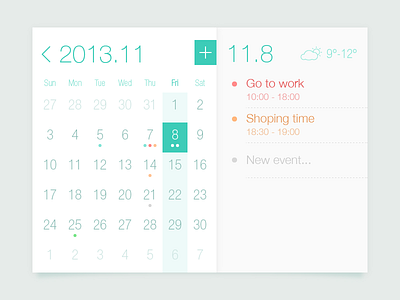 Calendar Widget