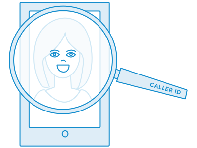 Caller ID illustration telecom