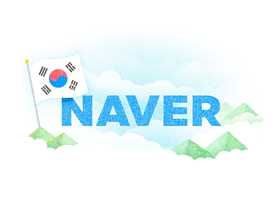 The National foundation Day of Korea design doodle flag illustraion korea korean flag logodesign mountain vector