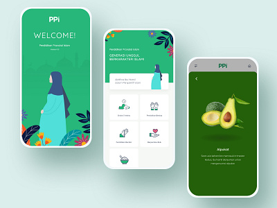 PPI Android Application illustration mobile app mobile design mobile ui ui vector