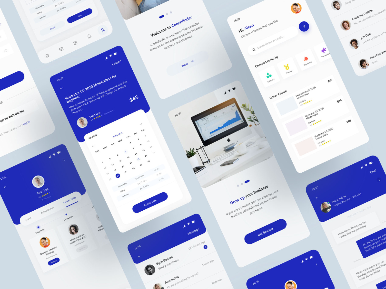 Coach Finder App by Muhammad Azwar Rachman on Dribbble