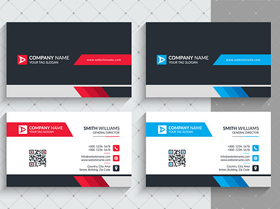 Creative and Modern Business Card Template branding business business card communication company concept corporate creative design identity information logo modern personal presentation professional stationery template vector visit