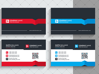 Creative and Modern Business Card Template communication concept design information modern presentation stationery vector