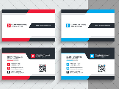 Creative and Modern Business Card Template business business card concept design logo vector