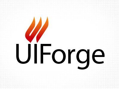 UIForge fire logo ui
