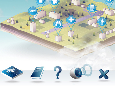 isometric map - airbus Intranet Incoming