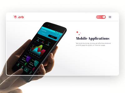 DotERB - Mobile App Landing Page clean design clean ui design figma illustration illustration art landing page landing page concept landing page design landing page ui mobile mobile app mobile app design ui ux web app web design website website concept website design