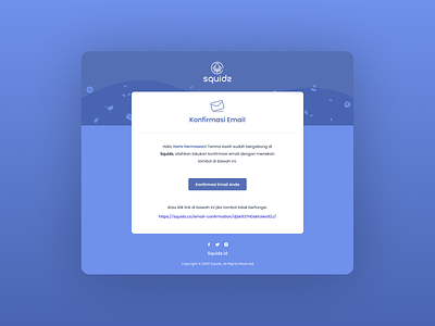 Squids - Email Confirmation Template