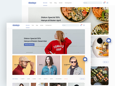 Squids - Store Front Theme 1 beverages branding clean design clothing design ecommerce figma food illustration landing page layout shopping store store front store page ui web web design website website design