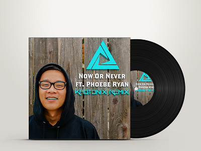 Now Or Never (Kaotonix Remix) Cover Art 3d album graphic design illustration illustrator music photography vector